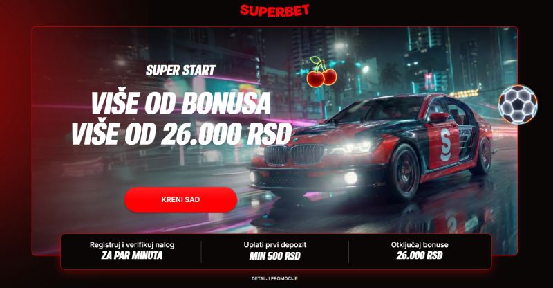 Super start bonus dobrodoslice
